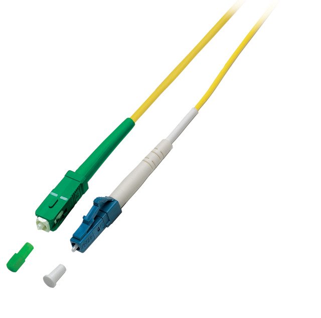 Cable  Efb Elektronik O0946.10  De Fibra Optica 10 M Sc Lc Os2 Amarillo