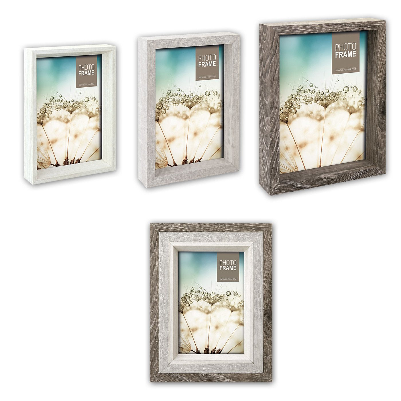 Zep Trilogy 3  10x15 13x18 15x20 Wood Portrait-Set Tr324