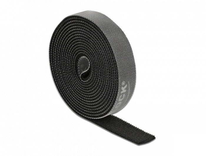 Delock Cinta De Velcro En Rollo L 2 M X B 15 Mm Negro