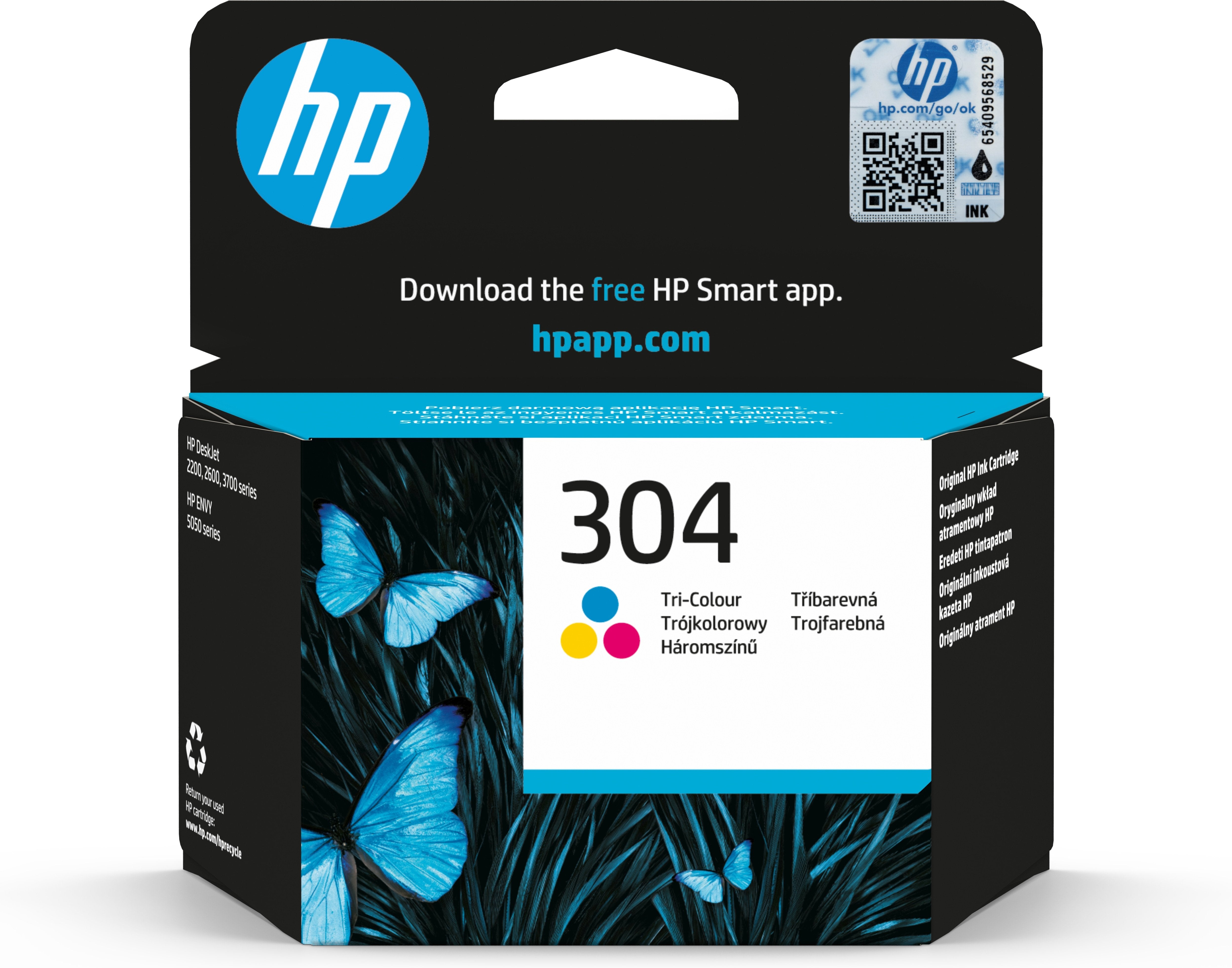 Tinta Original Hp 304 Tricolor N9k05ae