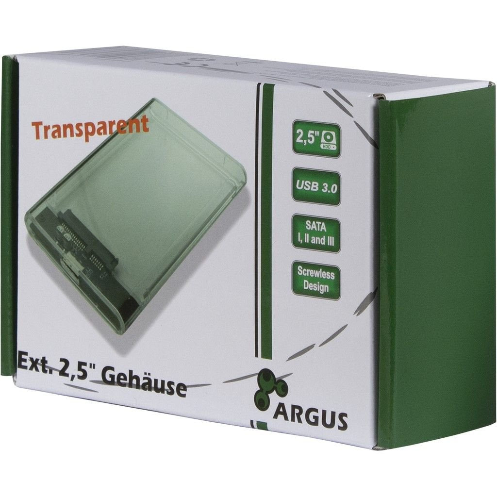 Caja Externa Inter-Tech Hdd 3.0 "Argus Gd-25000 Transparente