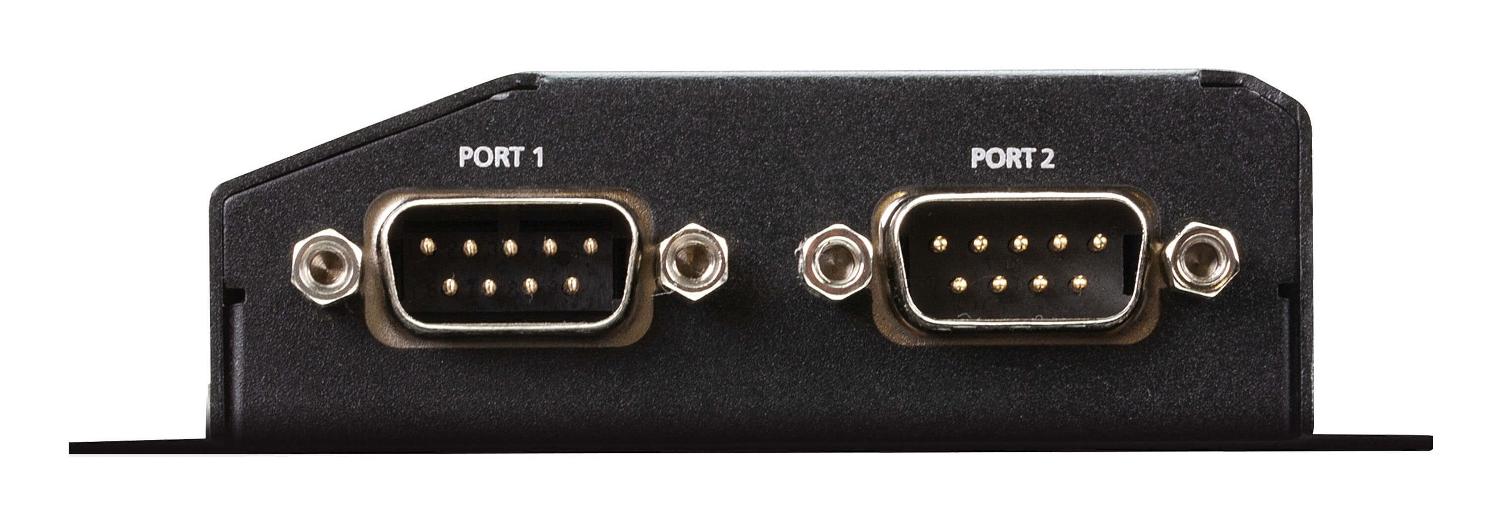 Servidor De Dispositivos Seguros Rs-232 / Rs-422 / Rs-485 De 2 Puertos Con Poe Nuevo