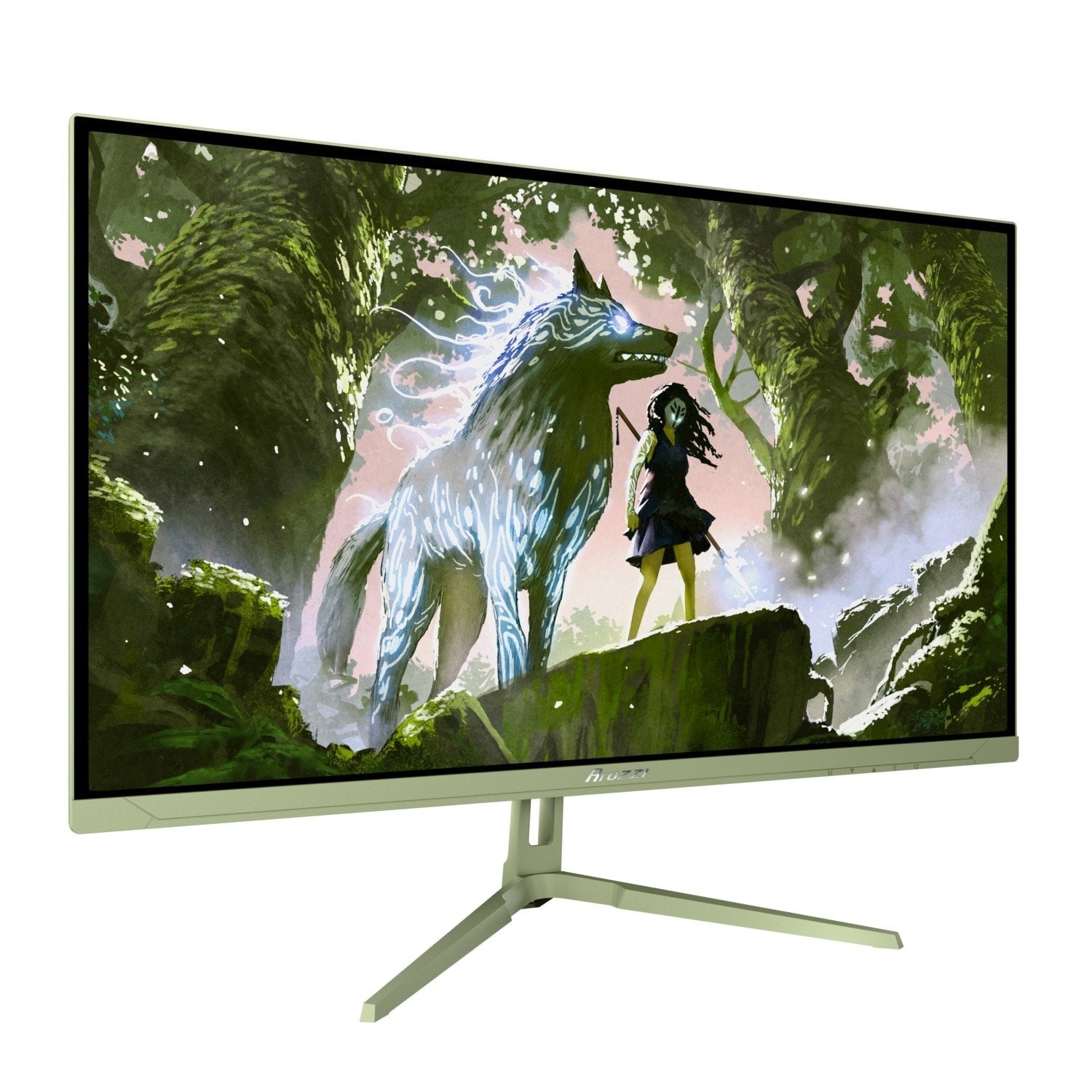 Arozzi Nova 27" Ips, 180hz, Computer Monitor - Forest Green