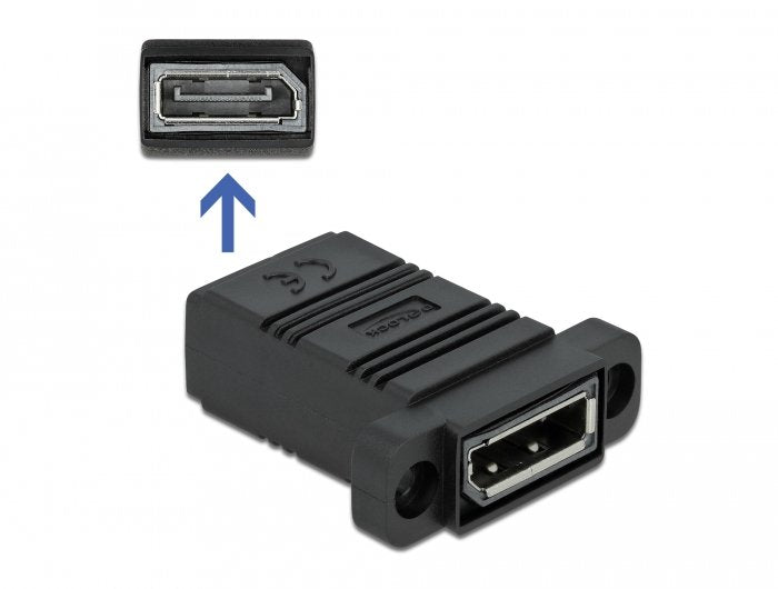 Delock Easy 45 Displayport Adapter Gerade