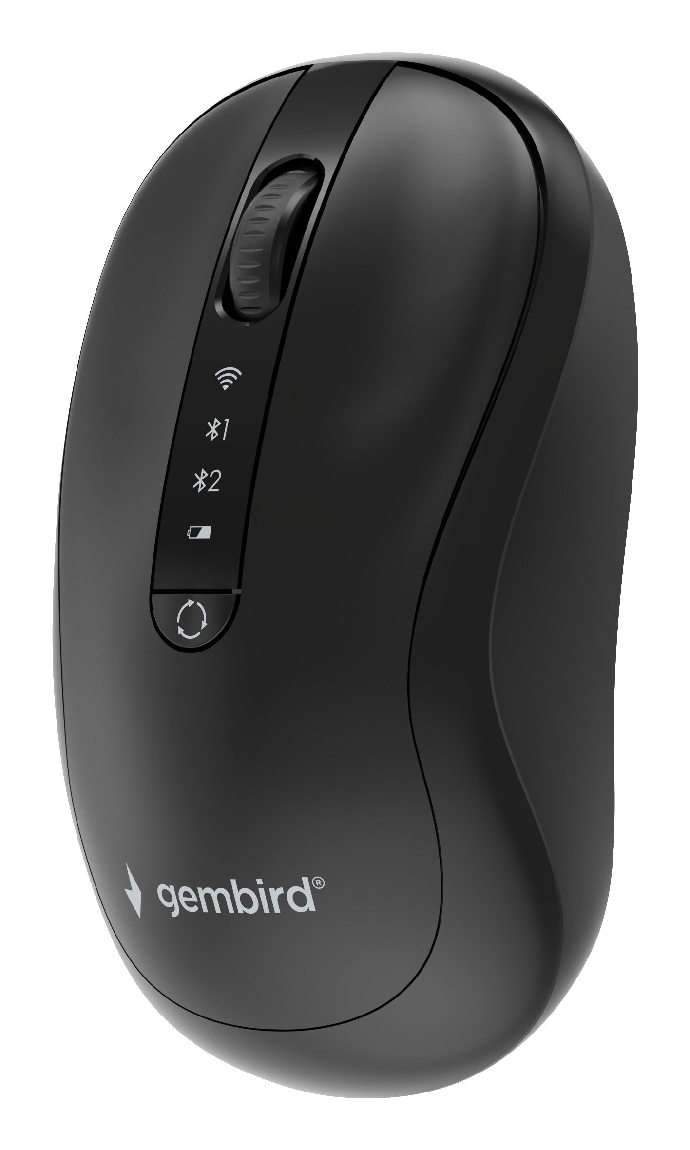 Gembird Dual-Mode 4-Button Wireless Mouse 1600dpi Black