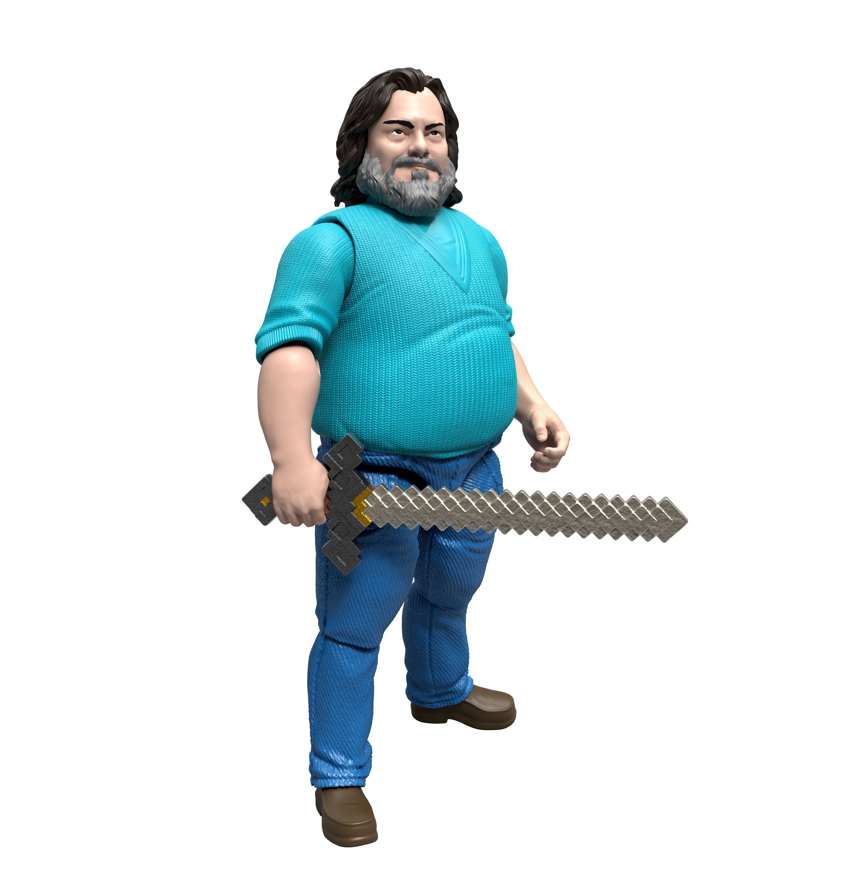 Mattel Minecraft Movie Steve Actionfigur Und Zubehör (Spielset Mit 10 Cm Figur) Jfr57