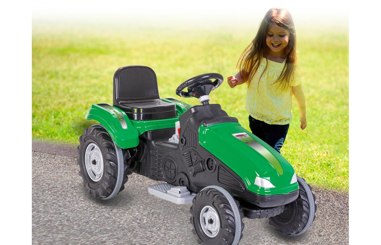 Tractor De Conducción Jamara Rueda Grande 12v Verde