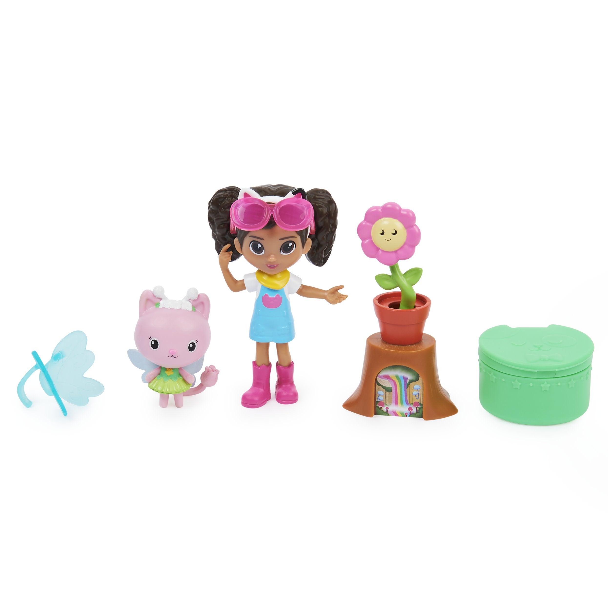 Spin Master Gabby'S Dollhouse Garden Set Con Kitty Fairy Play Figure 6062026
