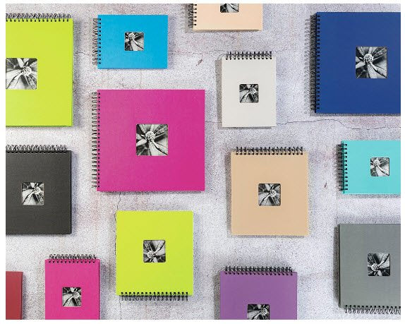 Hama  Fine Art   36x32/50  10608 Spiralbound Album, Pink