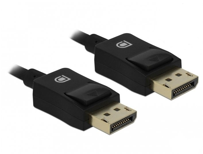 Delock Cable Displayport Coaxial 8k 60 Hz 1 M