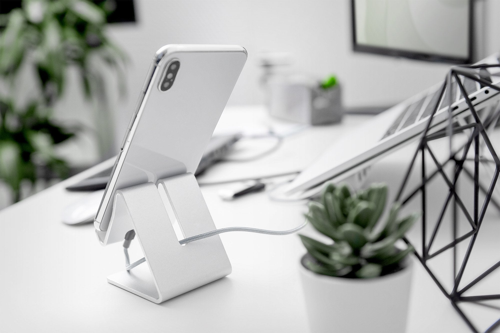 Digitus Smartphone Tablet-Ständer Bis Zu 10'', Plata, Alu