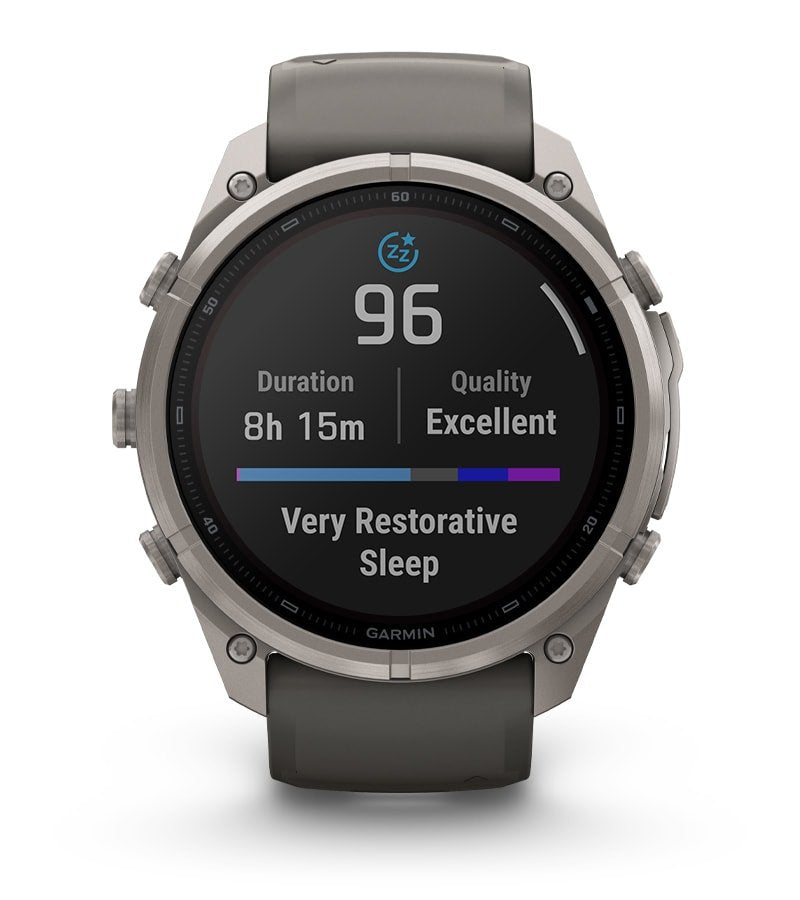 Garmin Fenix 9 Pro Inreach Lte 47mm Titanio Con Correa De Silicona En Gris