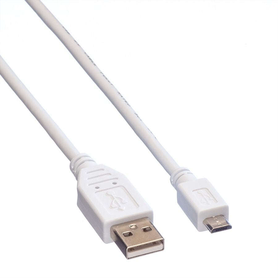 Cable Value 11998751 Usb 0,15 M Usb 2.0 Usb A Micro-Usb B Blanco
