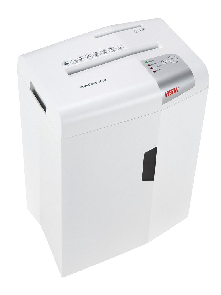 EAN 4026631057769 - HSM X10 triturador de papel Corte en partículas 58 dB 22 cm Plata, Blanco imagen 2