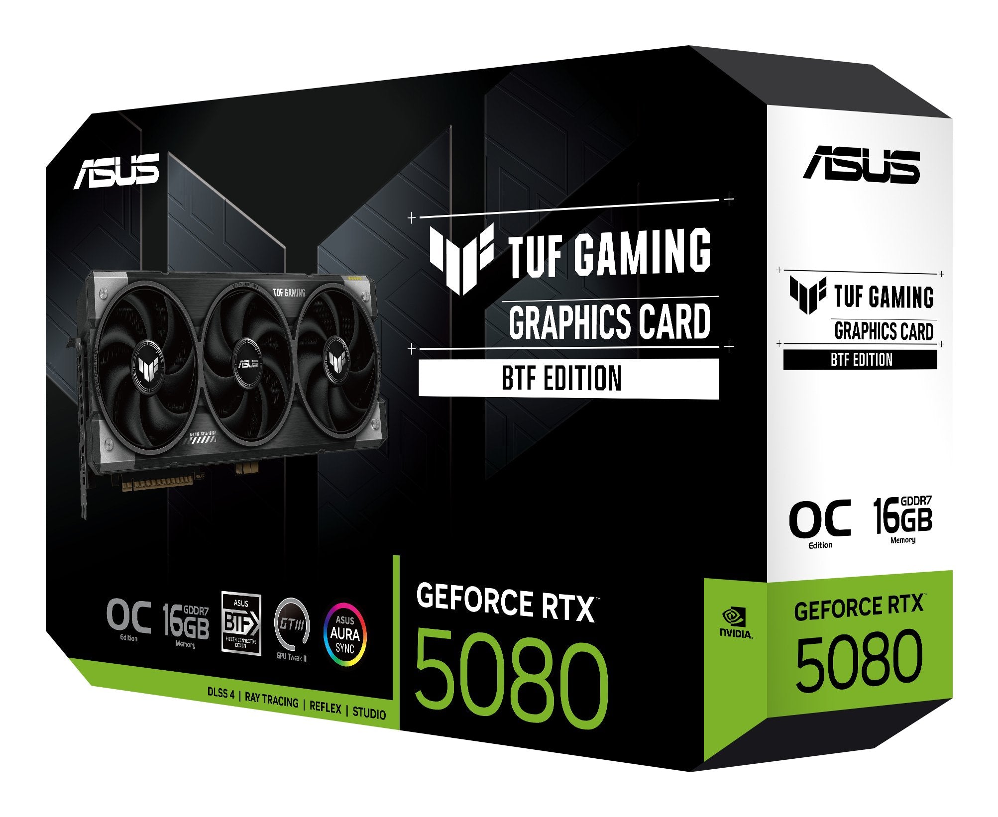 Rtx 5080 Oc 16gb Asus Tuf Btf Gaming Gddr73 Fan
