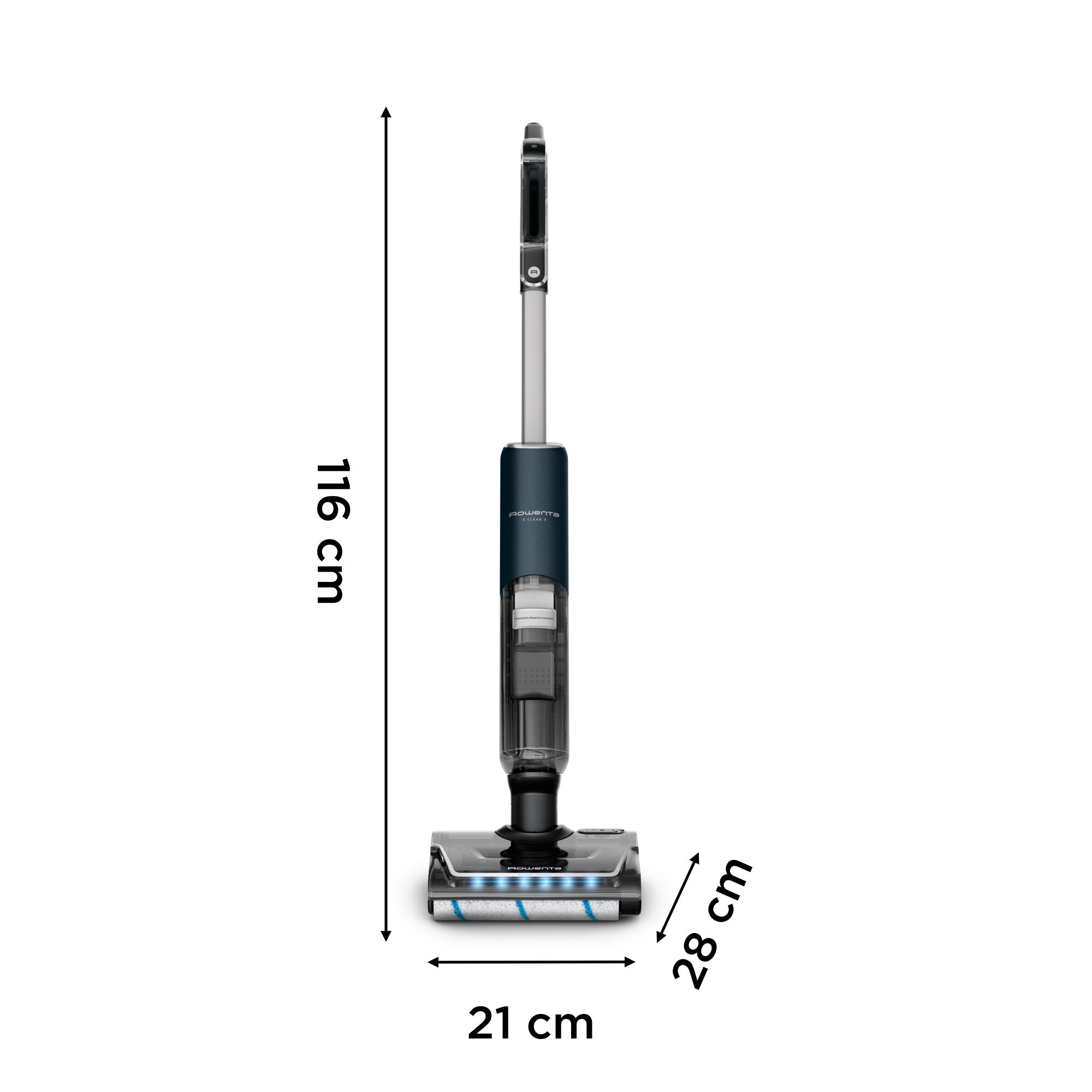 Rowenta X-Clean 7 - Mopa De Suelo Inalámbrica, Autonomía De 50 Minutos, Autolimpieza Y Secado