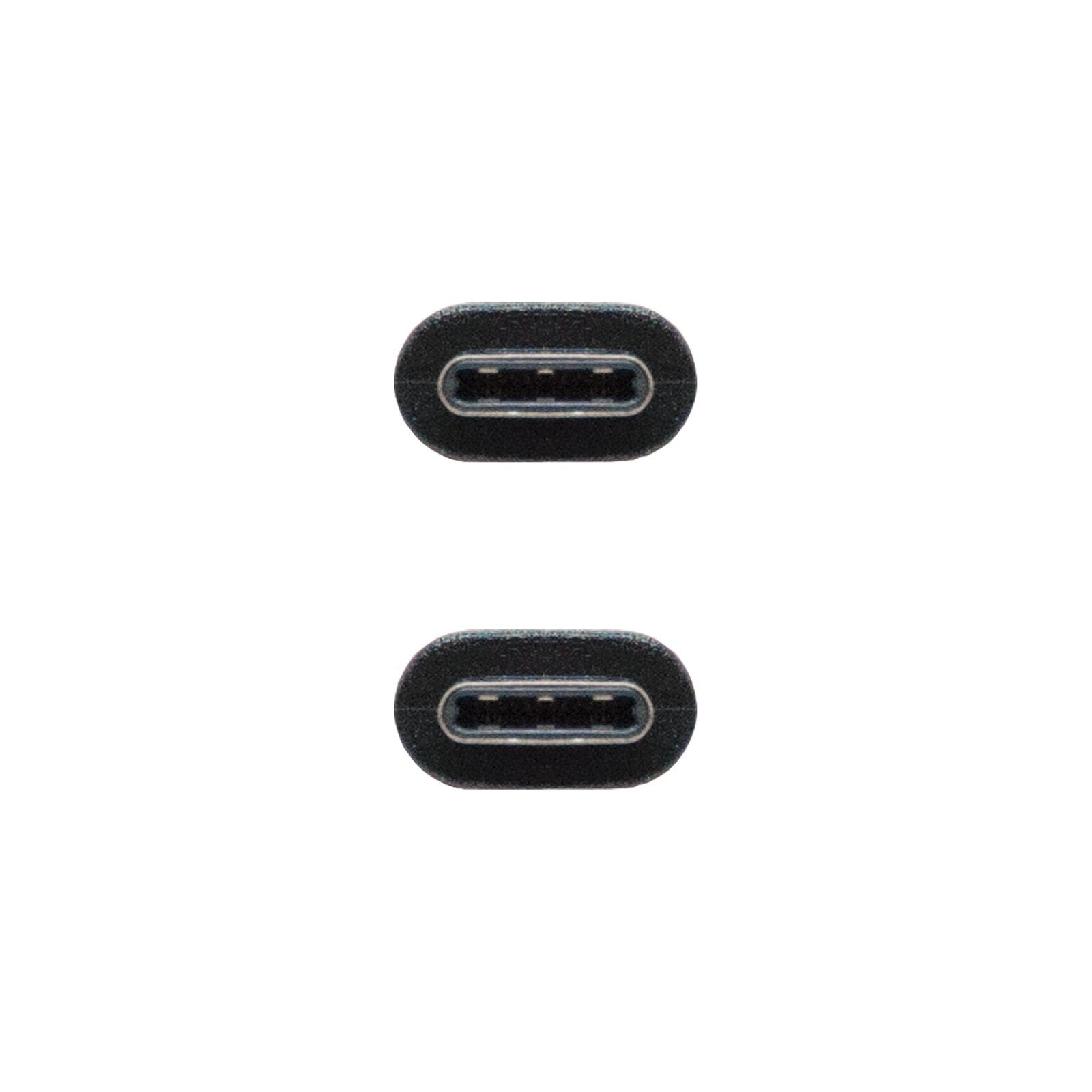 Cable Usb 2.0 3a Tipo Usb-C/M-Usb-C/M, Negro 1.5 M
