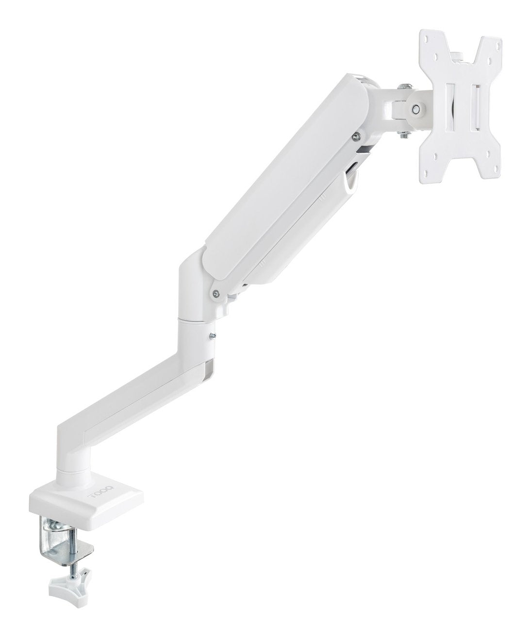 Soporte Mesa Tooq Pant. Gira Incli 1 Brazo 13-34 Blanco