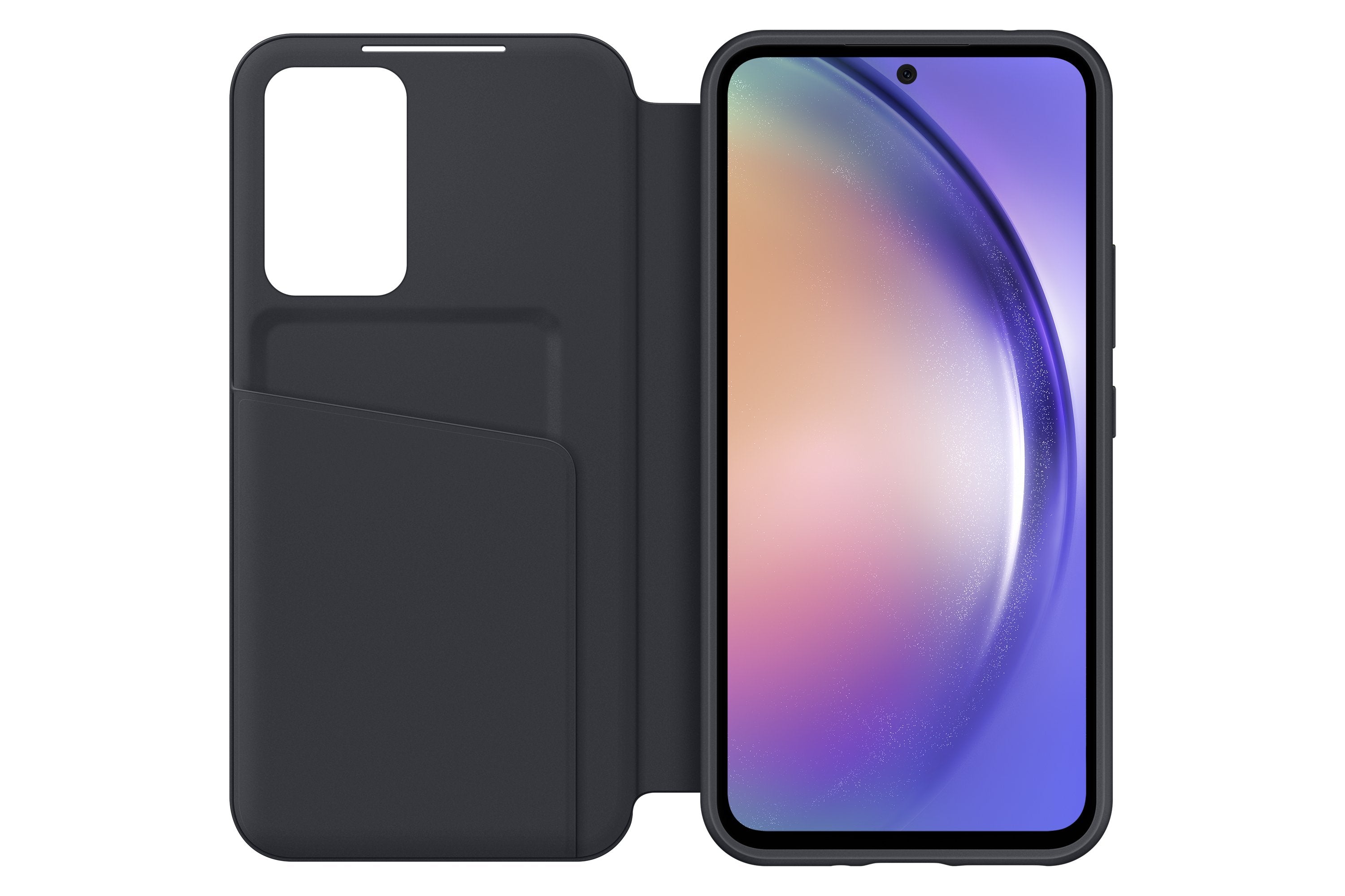 Funda Cartera Samsung Ef-Za546  Para Samsung Ef-Za546  16,3 Cm [6.4] Negro