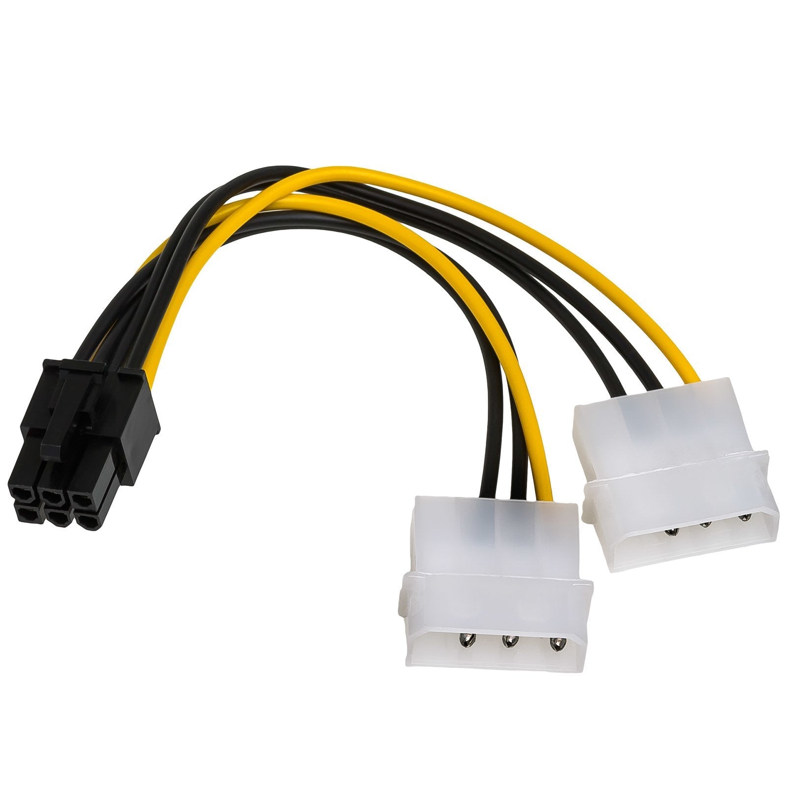 Akyga Adaptador 2x Molex / Pci-Express 6pin 15cm Ak-Ca-13