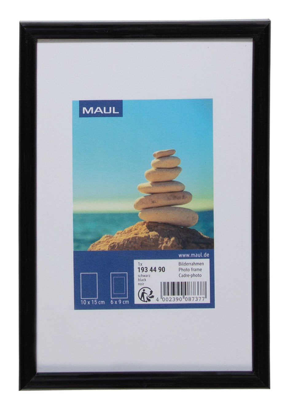 EAN 4002390087377 - MAUL 1934490 marco Expositor de pie retroiluminado Negro imagen 1