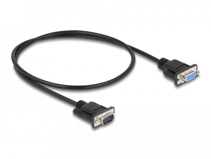 Delock 86886 Cable Serie Rs-232 D-Sub9 Macho A Hembra De Modem Nulo 0,5 M