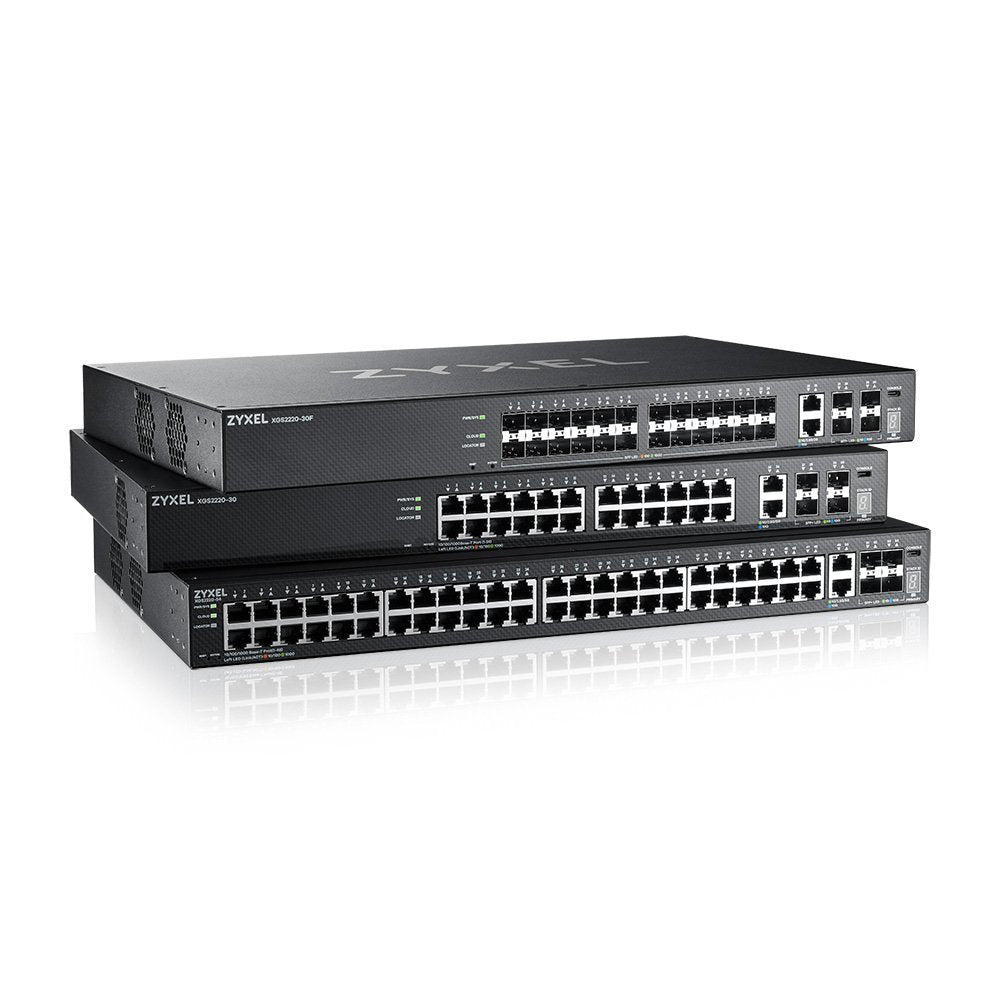 Zyxel Xgs2220-30 Gestionado L3 Gigabit Ethernet (10/100/1000) Negro