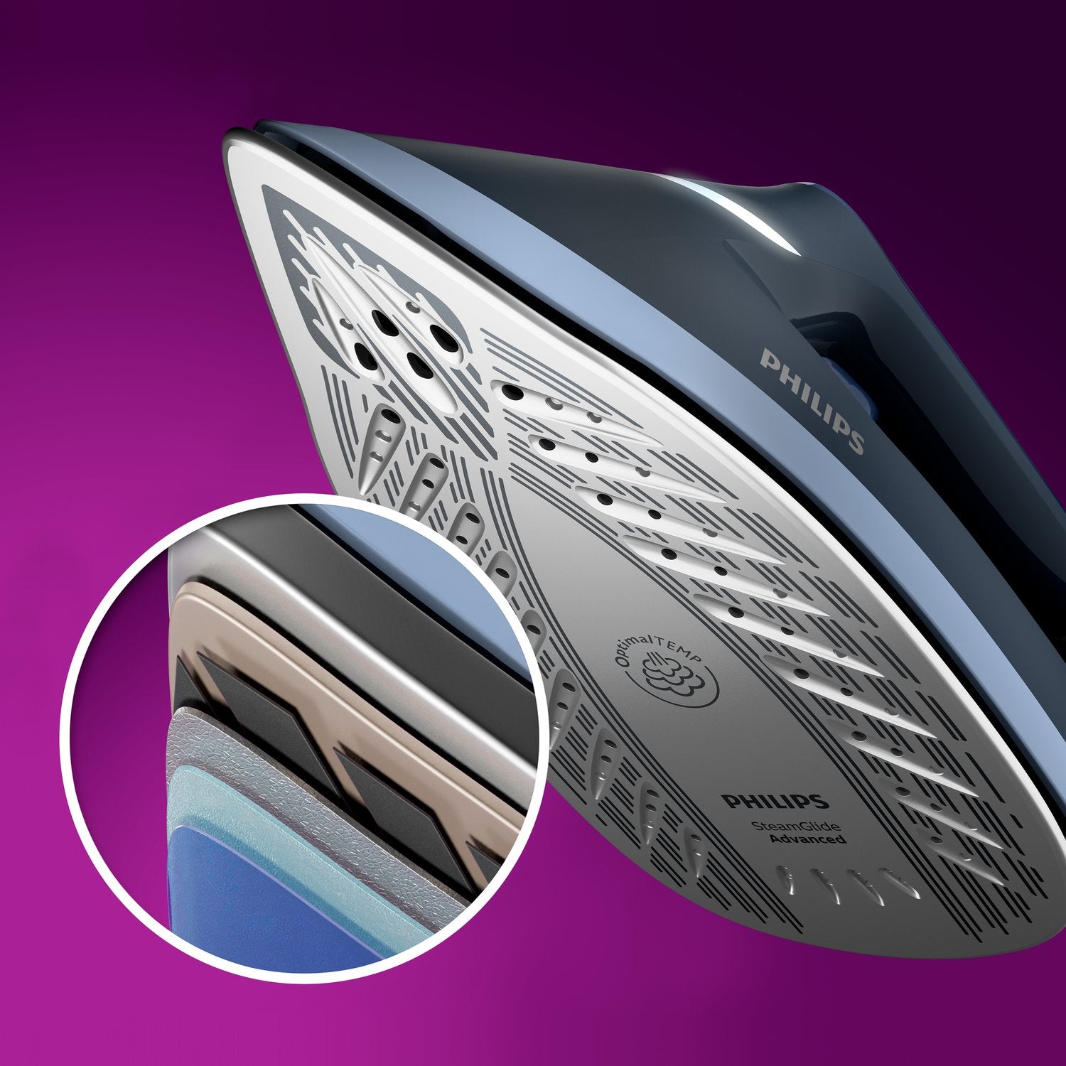 EAN 8720389004865 - Philips 6000 series PSG6042/20 estación plancha al vapor 2400 W 1,8 L SteamGlide Advanced Azul imagen 10