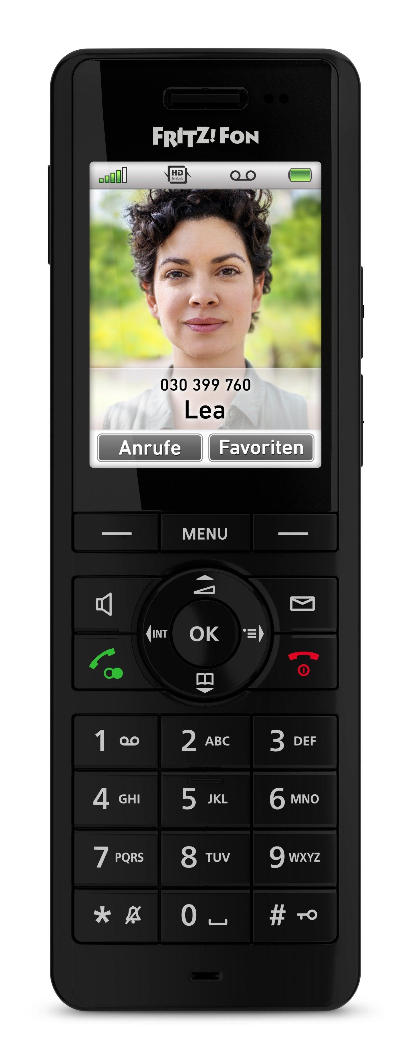EAN 4023125029660 - Fon FRITZ! X6 Teléfono DECT Identificador de llamadas Negro imagen 4