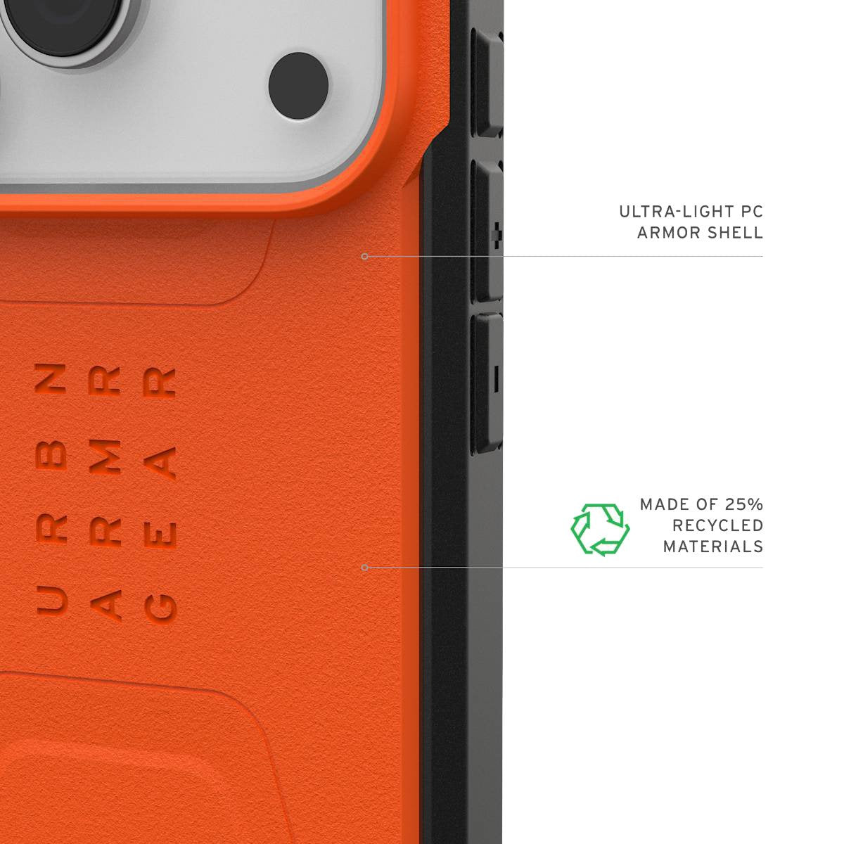 EAN 840283925504 - Urban Armor Gear Civilian funda para teléfono móvil 16 cm (6.3") Naranja imagen 6