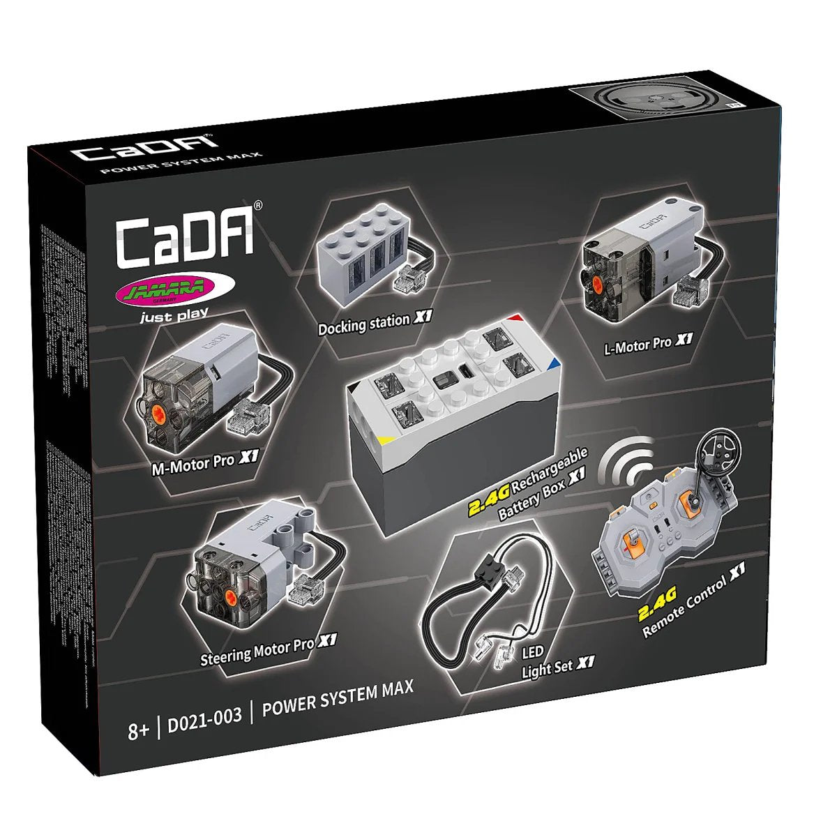 Jamara Cada Power Symem Max Bricks Gris 8+