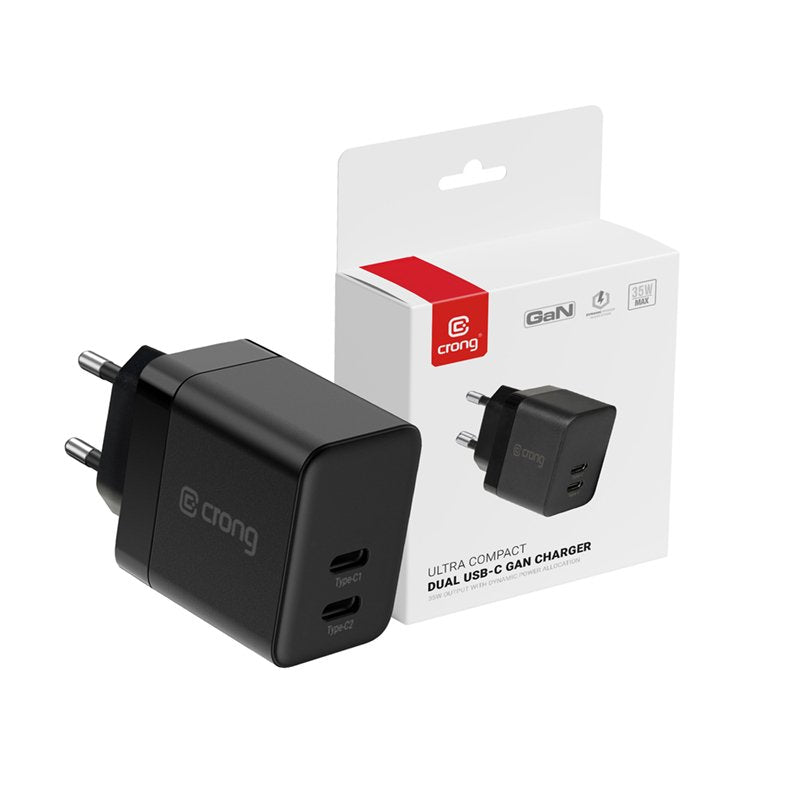 EAN 5904310702232 - Crong CRG-GNCC35-BLK cargador de dispositivo móvil Universal, Smartphone, Portátil, Netbook, Reloj inteli imagen 9