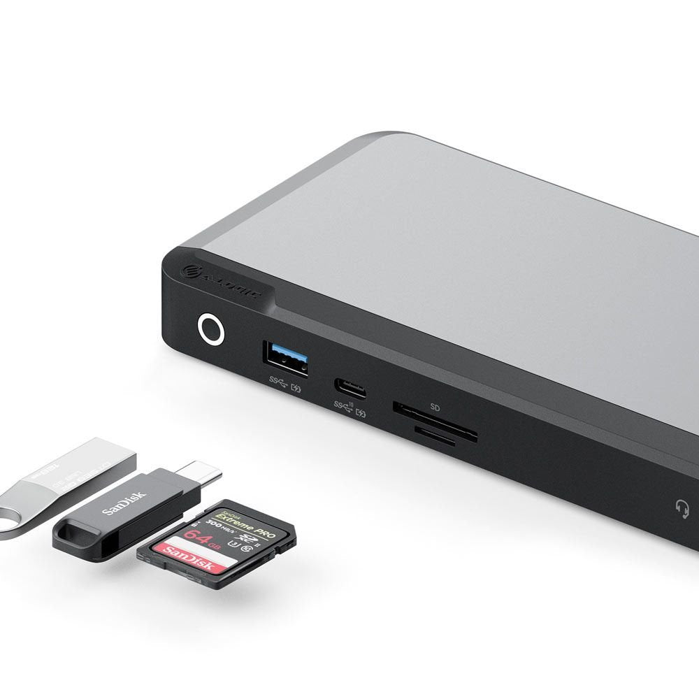 Alogic Mx3 Alámbrico Usb 3.2 Gen 1 (3.1 Gen 1) Type-C Negro, Gris