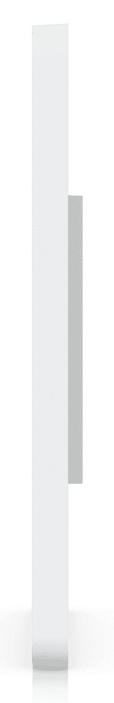 Universal Keystone Wall Plate  With Paintable Cover For A