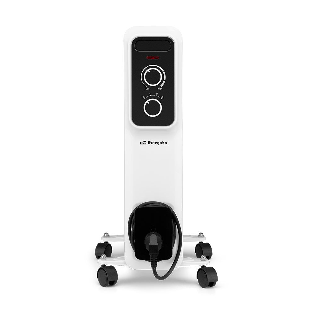 EAN 8435568405264 - Orbegozo 18027 calefactor eléctrico Interior Negro, Blanco 1000 W Radiador de aceite eléctrico imagen 2