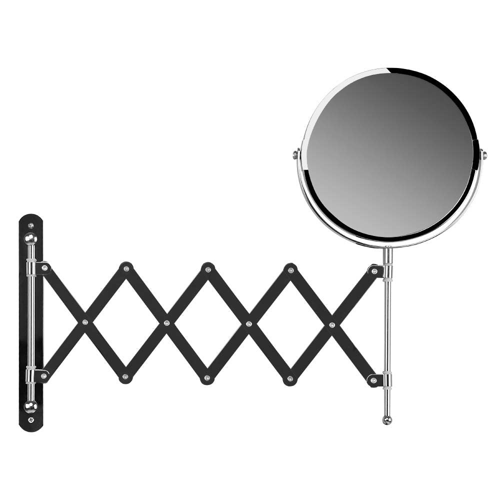 Espejo Cosmético De Pared Orbegozo Esp 6000/ Telescópico/ Doble Cara/ Ø 17cm