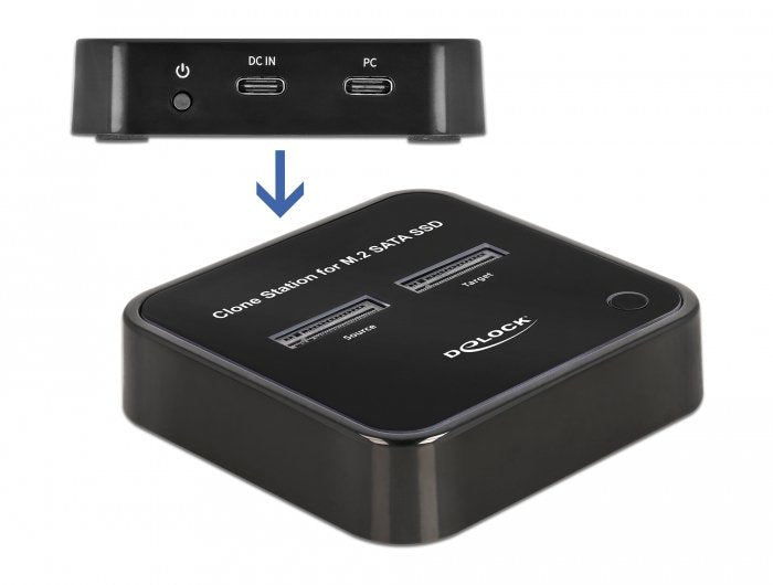 EAN 4043619641789 - DeLOCK 64178 base de conexión para disco duro USB 3.2 Gen 2 (3.1 Gen 2) Type-C Negro imagen 3