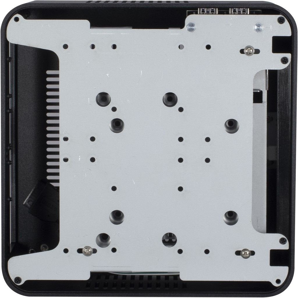 Inter-Tech Itx A80s Mini Tower Negro 60 W, Caja Htpc Negro, Mini Tower, Pc, Negro, Itx, Aluminio, 4 Cm