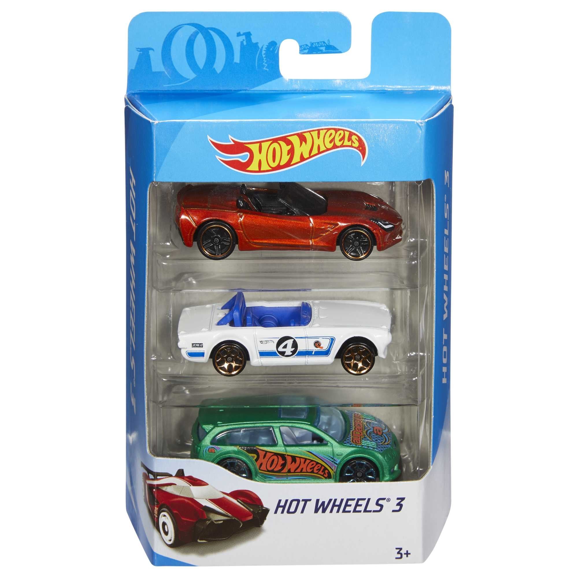 Hot Wheels - 3 Car Pack (Performance Vehicles)