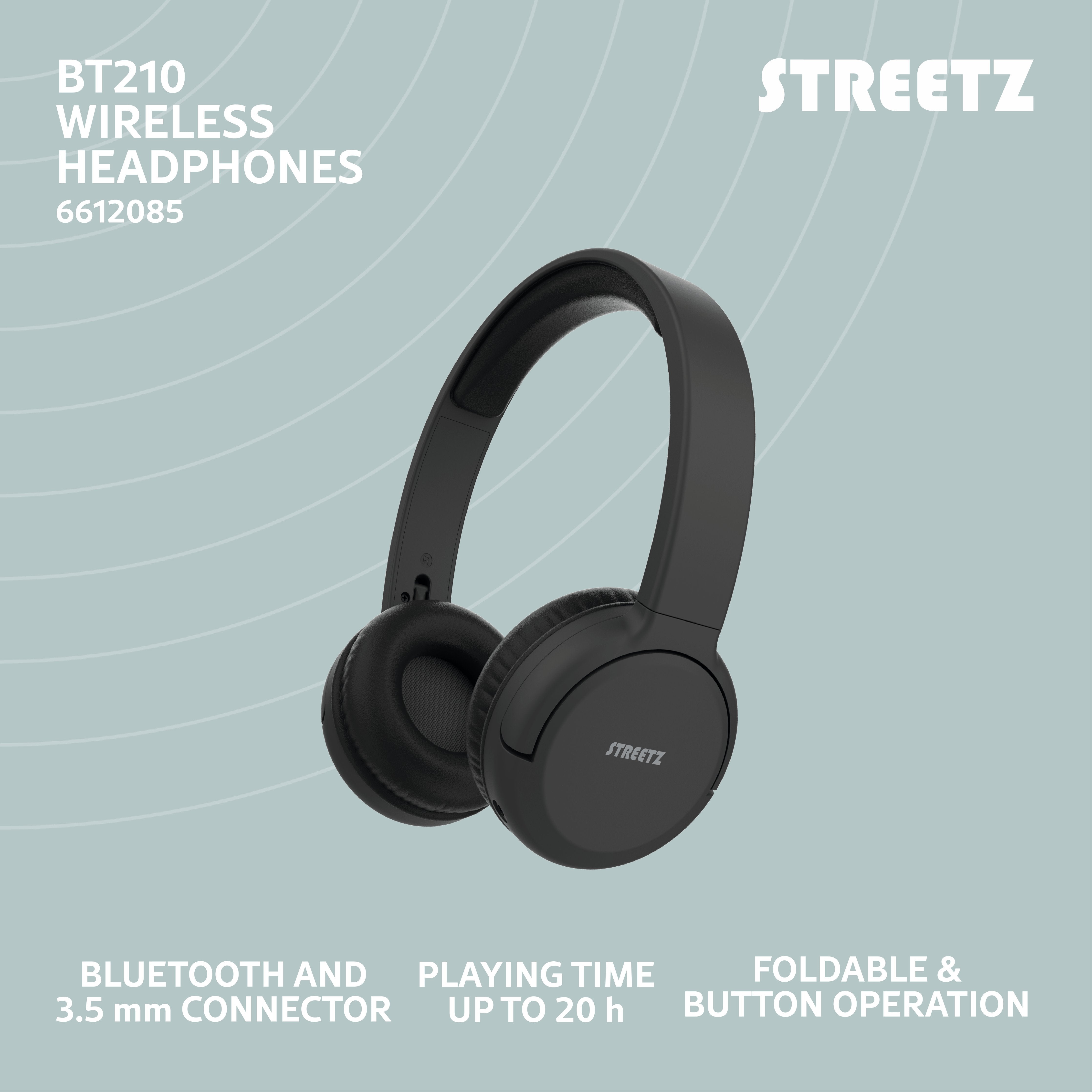 Streetz Bt210 Onear KopfhRer Schwarz