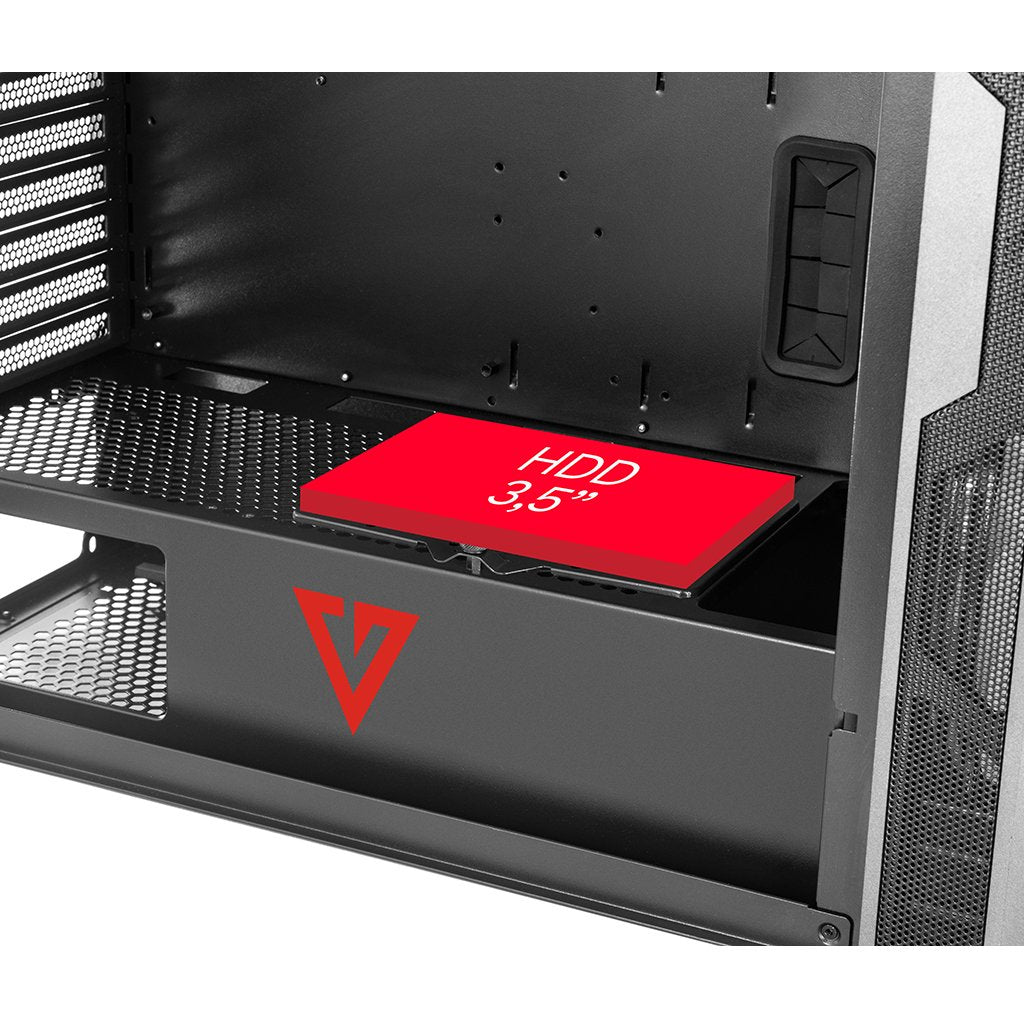 Caja Pc Modecom Atx Volcano Amirani Negra