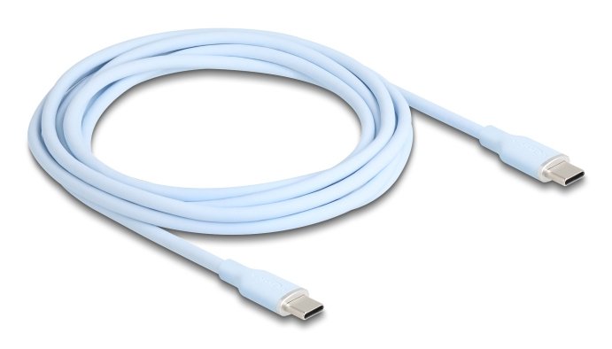 Delock Usb 2.0 Cable Usb Typ-C St > St Pd 3.0 60w 2.5m Blau