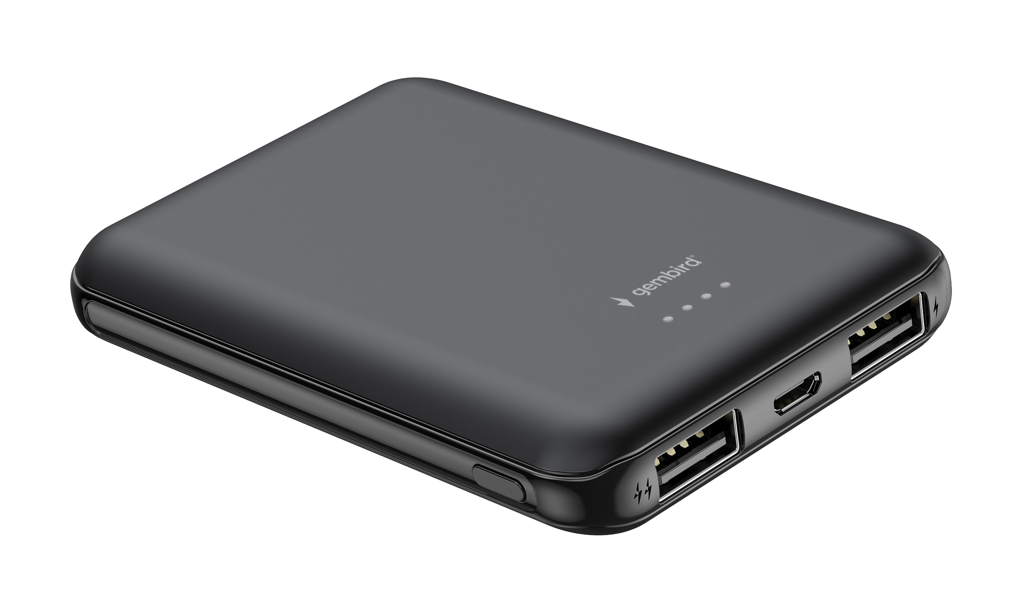 Gembird Pb05-01 5000 Mah Power Bank Black