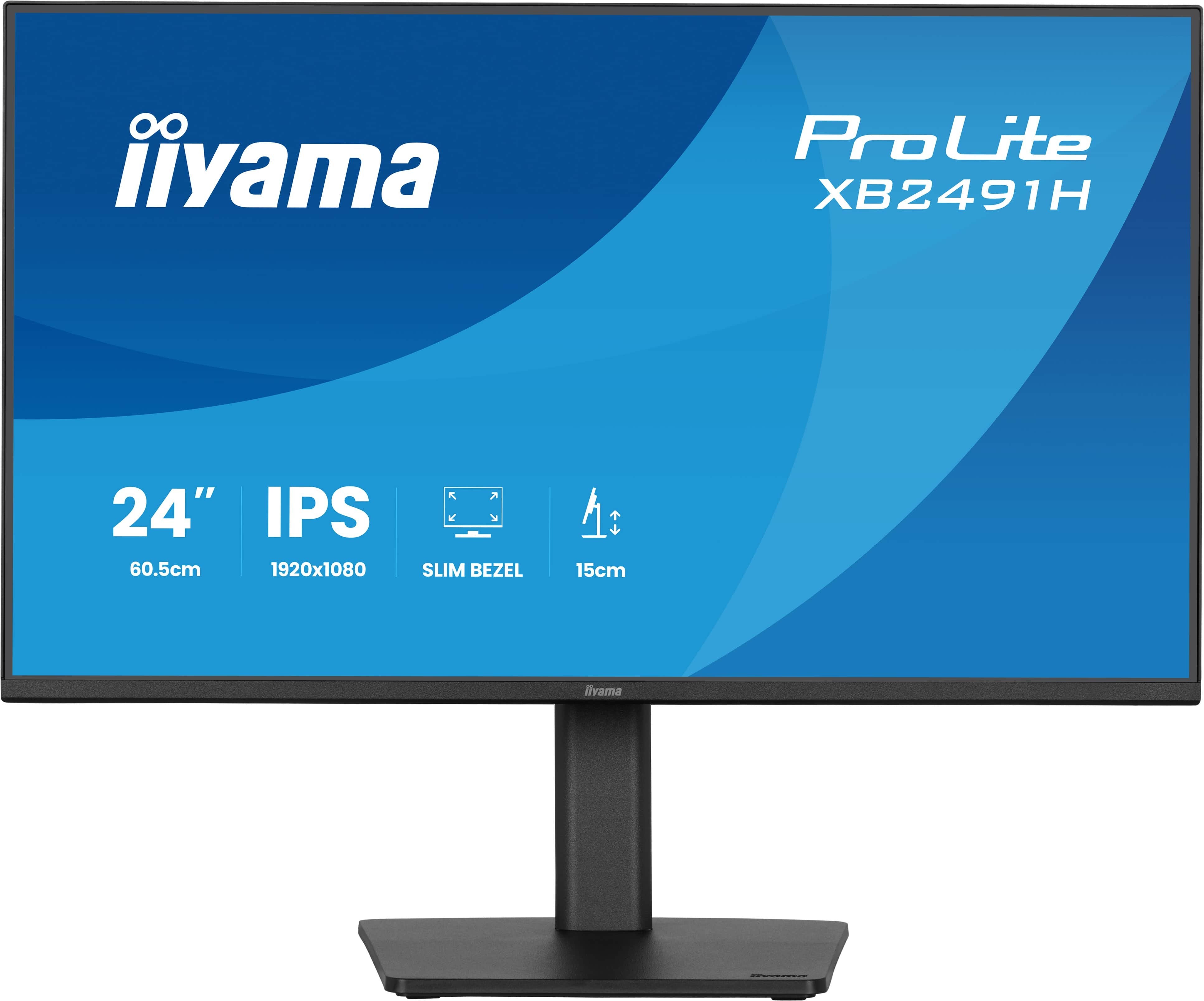 Monitor Iiyama  23,8" Xb2491h-B1 16:9 Hdmi+Dp Ips