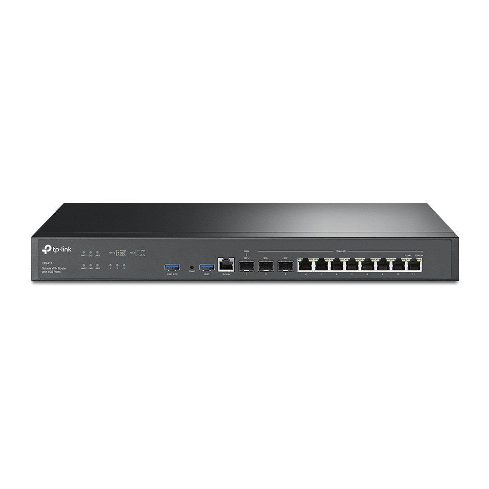 Tp-Link Er8411 Router Gigabit Ethernet Negro (Omada Vpn Router With 10g Ports)
