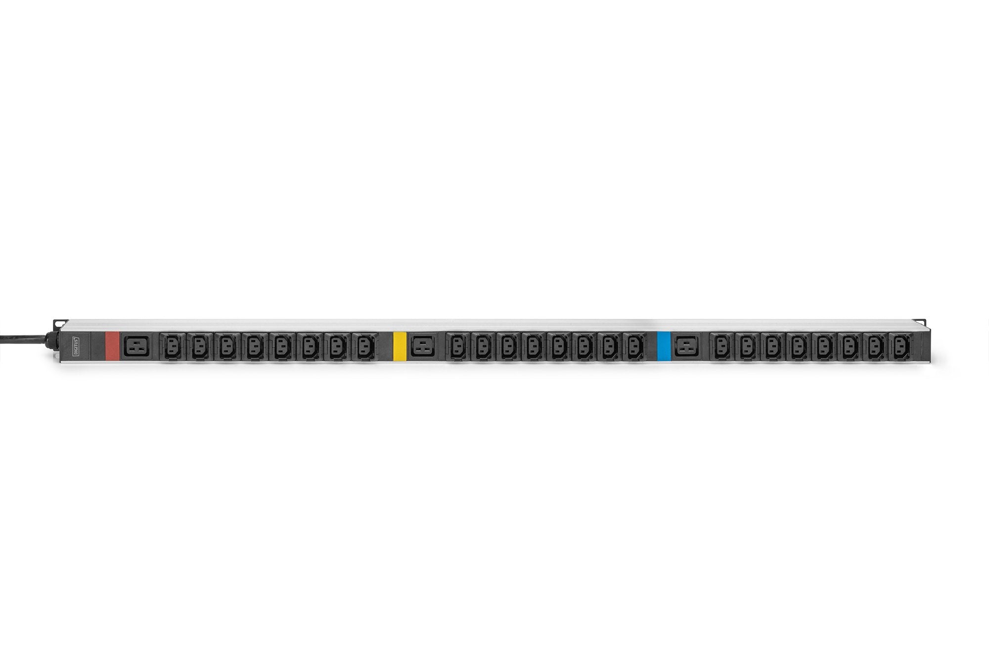 Digitus Pdu It Básica, Trifásica 16 A, 24 X C13, 3 X C19, Cable De Alimentación De 3 M, Clavija Iec 60309 16 A
