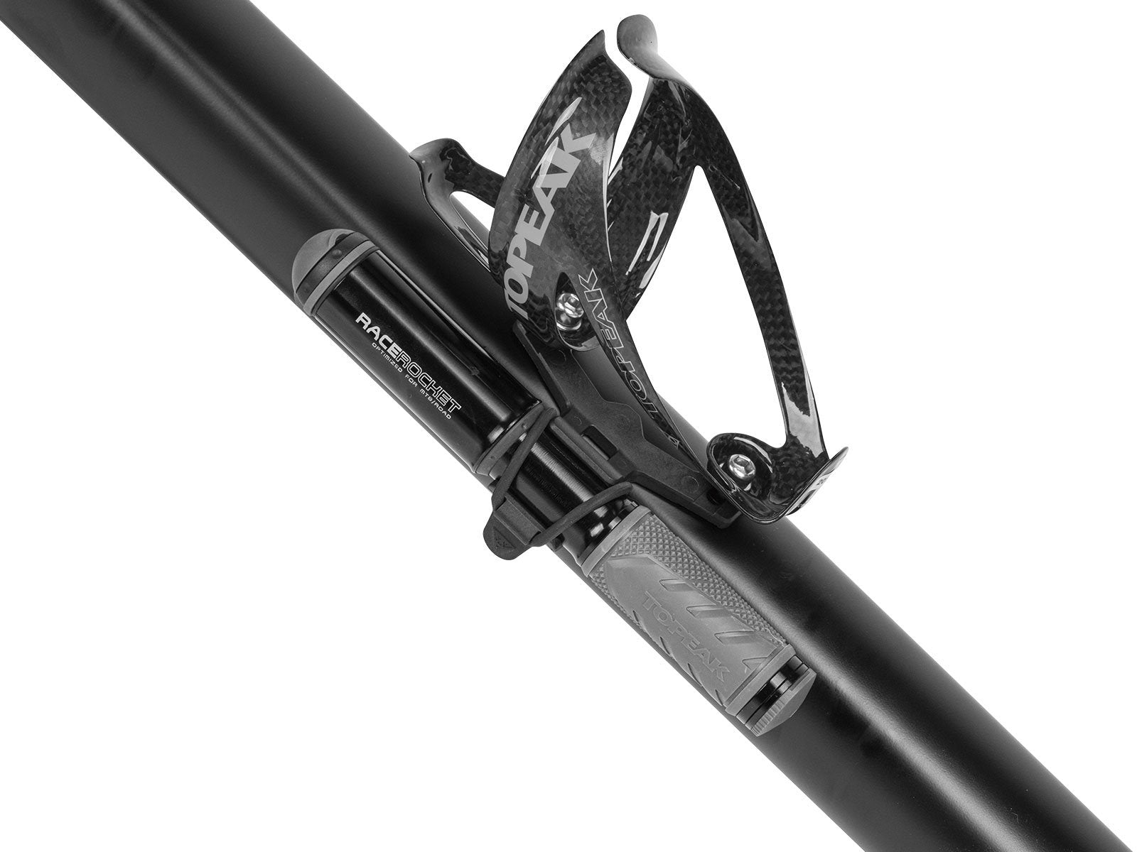 Topeak Racerocket Negro, Rosa, Blanco Bomba De Aire Manual