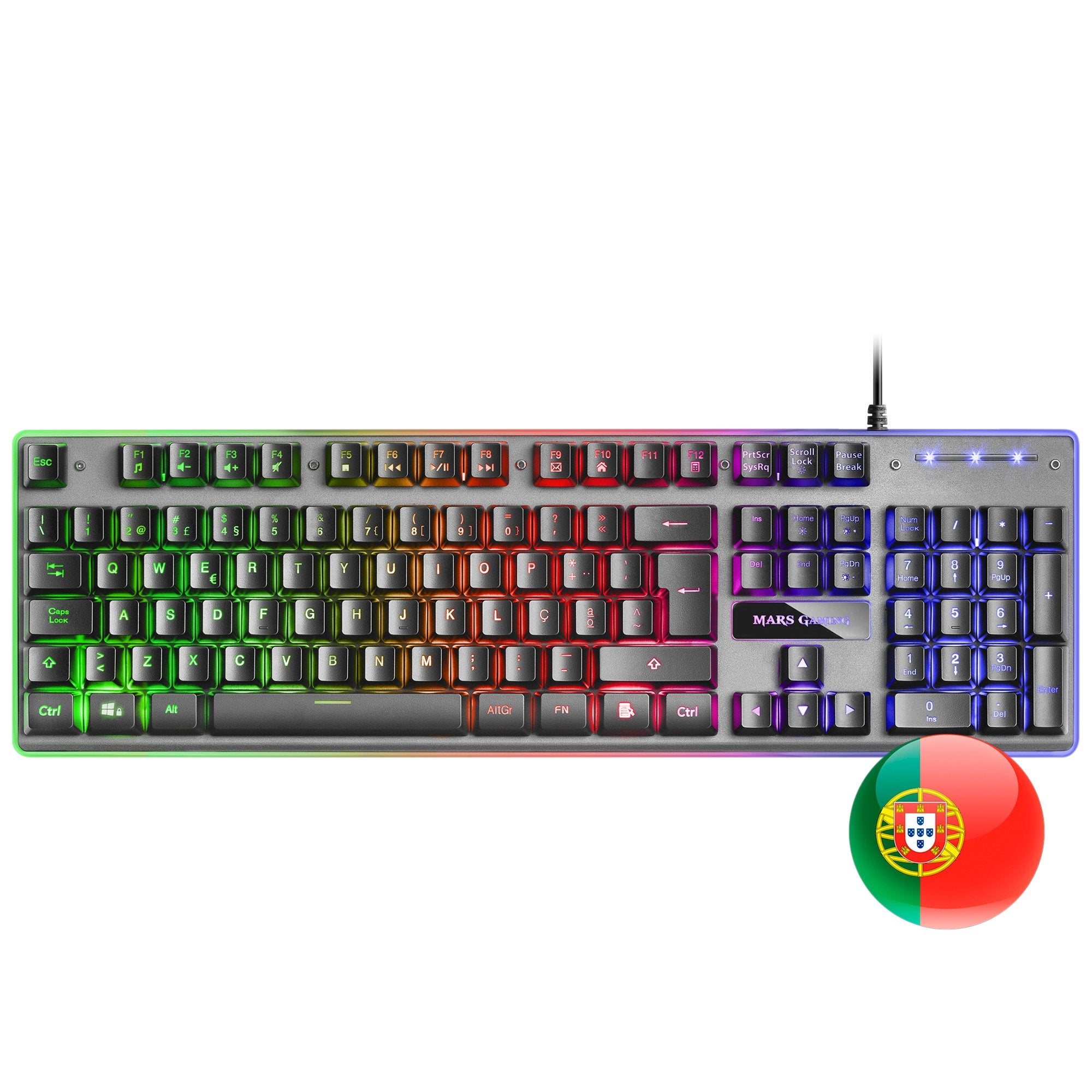 EAN 4710562758917 - Mars Gaming MK220PT teclado Juego USB Negro, Gris imagen 7