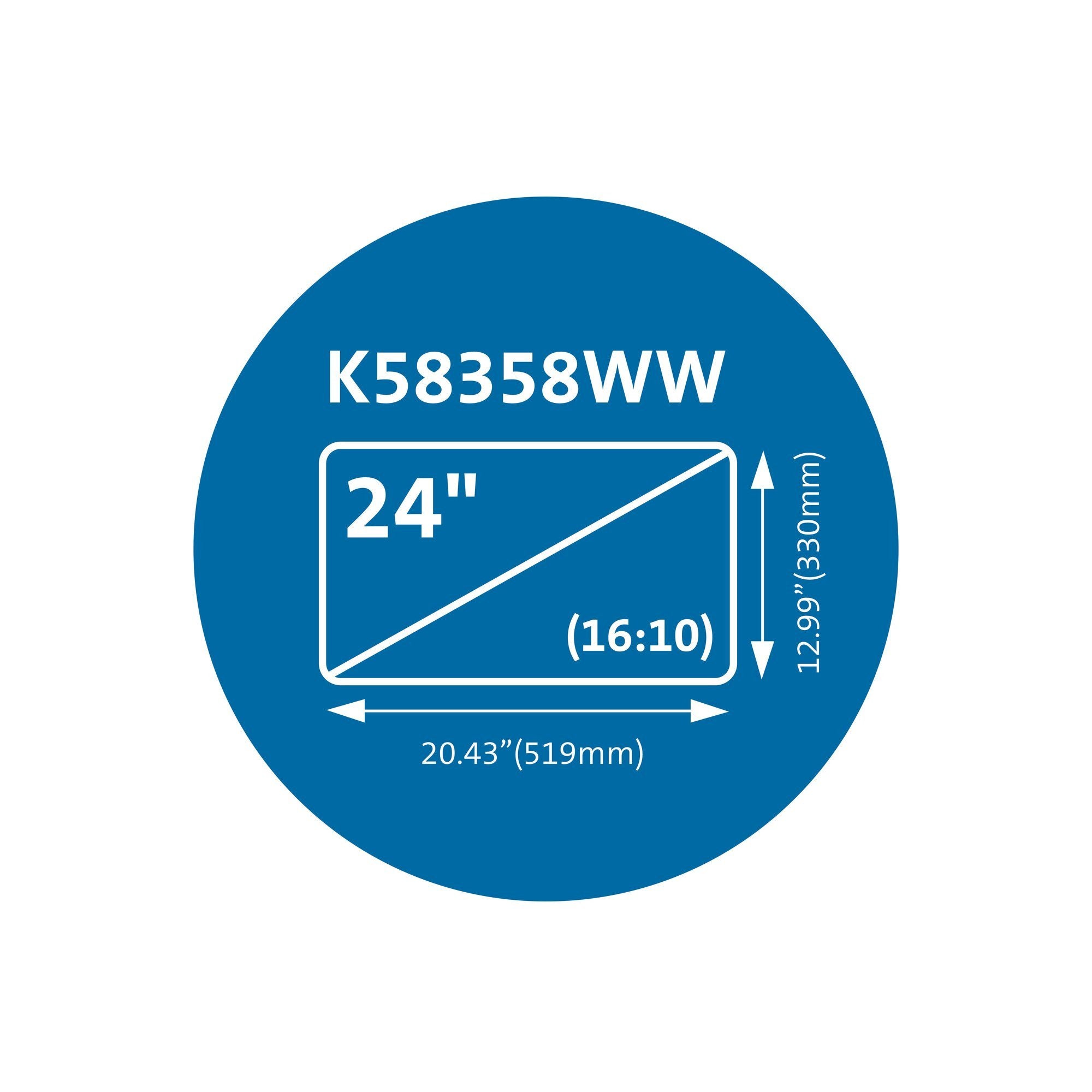 EAN 0085896583585 - Kensington K58358WW filtro para monitor 61 cm (24") Filtro de privacidad para pantallas sin marco imagen 7
