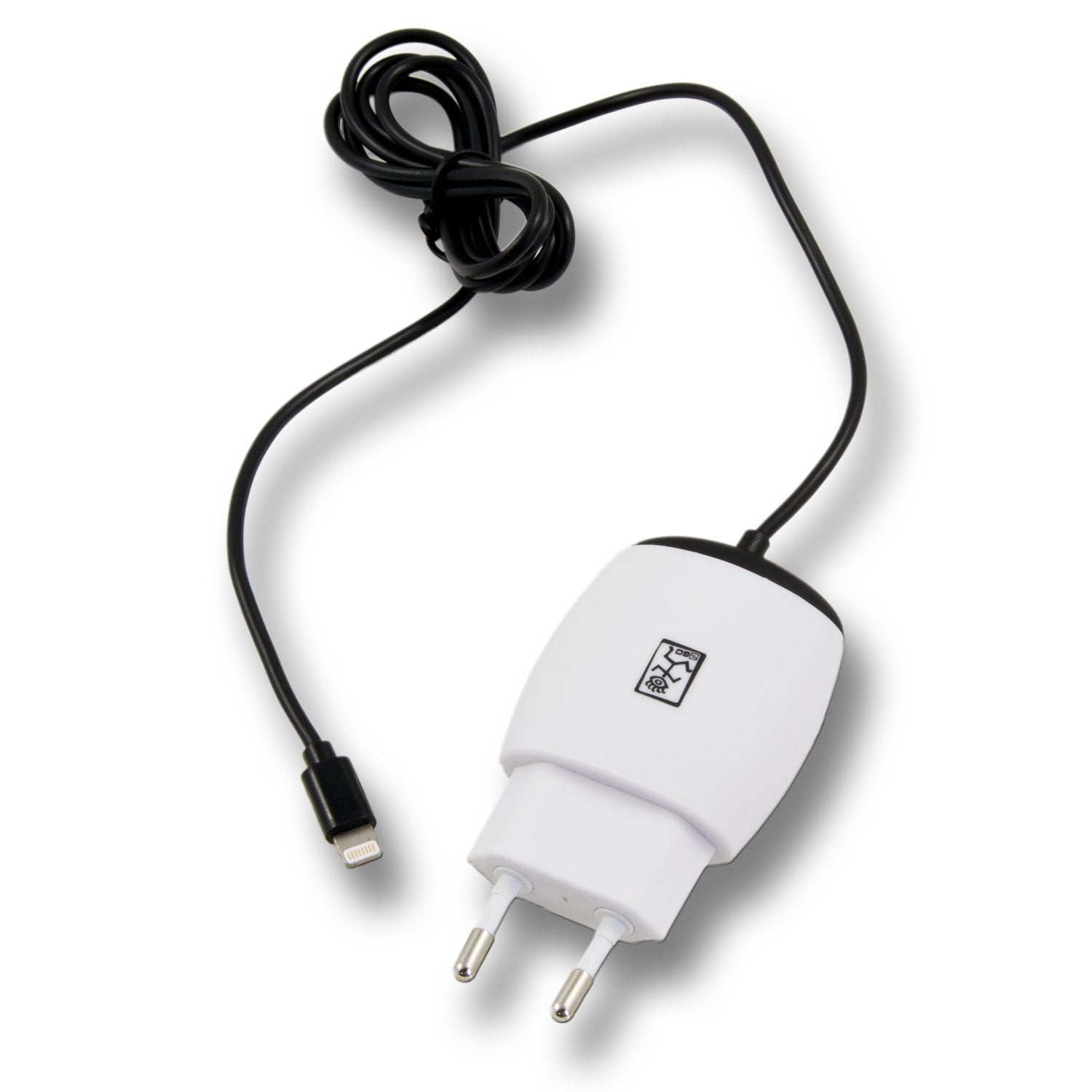 Cargador De Red 2go Para Iphone Y Ipad Con Enchufe Lightning Negro